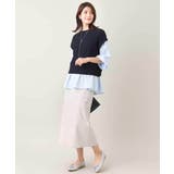 【2SET/洗える】ニットベスト+ペプラムブラウス | a.v.v【WOMEN】 | 詳細画像74