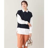 【2SET/洗える】ニットベスト+ペプラムブラウス | a.v.v【WOMEN】 | 詳細画像76