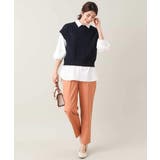 【2SET/洗える】ニットベスト+ペプラムブラウス | a.v.v【WOMEN】 | 詳細画像78