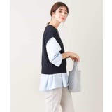 【2SET/洗える】ニットベスト+ペプラムブラウス | a.v.v【WOMEN】 | 詳細画像86