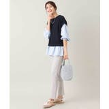 【2SET/洗える】ニットベスト+ペプラムブラウス | a.v.v【WOMEN】 | 詳細画像89