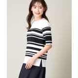 アイボリー | 【洗える/UVカット】クルーネックニット | a.v.v【WOMEN】