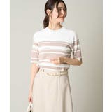 ベージュ | 【洗える/UVカット】クルーネックニット | a.v.v【WOMEN】