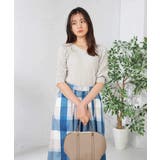 グレージュ | プリーツライクニット | a.v.v【WOMEN】