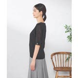 【接触冷感】プリーツスリーブサマーニット | a.v.v【WOMEN】 | 詳細画像4 