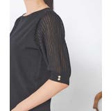 【接触冷感】プリーツスリーブサマーニット | a.v.v【WOMEN】 | 詳細画像7 