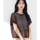 ラメメッシュサマーニット | a.v.v【WOMEN】 | 詳細画像17
