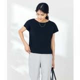 【接触冷感/UVカット】フレンチスリーブ美ラクるサマーニット | a.v.v【WOMEN】 | 詳細画像27