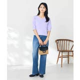 【接触冷感/UVカット】Vネックパフスリーブ美ラクるサマーニット【WEB限定】 | a.v.v【WOMEN】 | 詳細画像16