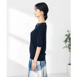 【接触冷感/UVカット】Vネックパフスリーブ美ラクるサマーニット【WEB限定】 | a.v.v【WOMEN】 | 詳細画像28