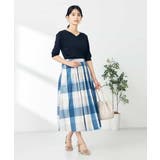 【接触冷感/UVカット】Vネックパフスリーブ美ラクるサマーニット【WEB限定】 | a.v.v【WOMEN】 | 詳細画像6