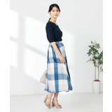 【接触冷感/UVカット】Vネックパフスリーブ美ラクるサマーニット【WEB限定】 | a.v.v【WOMEN】 | 詳細画像7