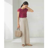 レーストリムフレンチスリーブサマーニット | a.v.v【WOMEN】 | 詳細画像11 