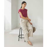 レーストリムフレンチスリーブサマーニット | a.v.v【WOMEN】 | 詳細画像13 