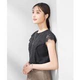 レーストリムフレンチスリーブサマーニット | a.v.v【WOMEN】 | 詳細画像16 