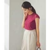 レーストリムフレンチスリーブサマーニット | a.v.v【WOMEN】 | 詳細画像3 