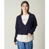 深Vネックショート丈ニット | a.v.v【WOMEN】 | 詳細画像15