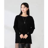 袖パール付きチュニックニット | a.v.v【WOMEN】 | 詳細画像8