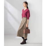 【UVカット/洗える】Vネック美ラクるパフスリーブニット | a.v.v【WOMEN】 | 詳細画像10 