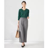 【UVカット/洗える】Vネック美ラクるパフスリーブニット | a.v.v【WOMEN】 | 詳細画像13 