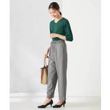 【UVカット/洗える】Vネック美ラクるパフスリーブニット | a.v.v【WOMEN】 | 詳細画像14 