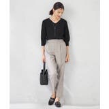 【UVカット/洗える】Vネック美ラクるパフスリーブニット | a.v.v【WOMEN】 | 詳細画像29 