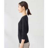 【UVカット/洗える】Vネック美ラクるパフスリーブニット | a.v.v【WOMEN】 | 詳細画像32 
