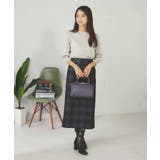 【UVカット/洗える】ボートネックパフスリーブ美ラクるニット | a.v.v【WOMEN】 | 詳細画像16 