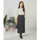 【UVカット/洗える】ボートネックパフスリーブ美ラクるニット | a.v.v【WOMEN】 | 詳細画像17 