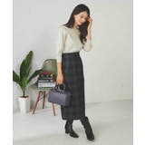 【UVカット/洗える】ボートネックパフスリーブ美ラクるニット | a.v.v【WOMEN】 | 詳細画像19 