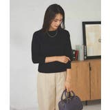 【UVカット/洗える】ボートネックパフスリーブ美ラクるニット | a.v.v【WOMEN】 | 詳細画像20 