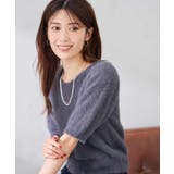前後2WAY/ラメフェザーハーフスリーブプルオーバー | a.v.v【WOMEN】 | 詳細画像33 