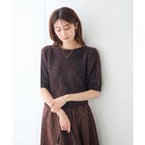 前後2WAY/ラメフェザーハーフスリーブプルオーバー | a.v.v【WOMEN】 | 詳細画像5 