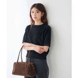 ラメベロアモールヤーンハーフスリーブトップス | a.v.v【WOMEN】 | 詳細画像19 