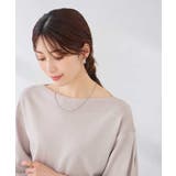 【洗える/UVカット】ボートネック 袖タックニット | a.v.v【WOMEN】 | 詳細画像24 