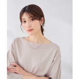 【洗える/UVカット】ボートネック 袖タックニット | a.v.v【WOMEN】 | 詳細画像25 