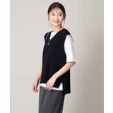 サイドスリットVネックニット | a.v.v【WOMEN】 | 詳細画像13 