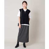 サイドスリットVネックニット | a.v.v【WOMEN】 | 詳細画像15 