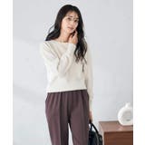 スパンコール混クルーネックニット | a.v.v【WOMEN】 | 詳細画像18