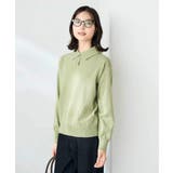 襟付きスキッパーニット | a.v.v【WOMEN】 | 詳細画像4 