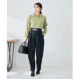 襟付きスキッパーニット | a.v.v【WOMEN】 | 詳細画像9 