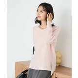 ラメVネックチュニックニット | a.v.v【WOMEN】 | 詳細画像2 