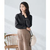 ダークブラウン | プチハイネック針抜きニット【新色追加】 | a.v.v【WOMEN】