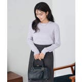 ワンポイント刺繍ケーブルニット | a.v.v【WOMEN】 | 詳細画像17 