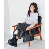 ワンポイント刺繍ケーブルニット | a.v.v【WOMEN】 | 詳細画像26 