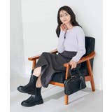 ワンポイント刺繍ケーブルニット | a.v.v【WOMEN】 | 詳細画像27 