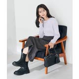 ワンポイント刺繍ケーブルニット | a.v.v【WOMEN】 | 詳細画像28 