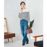 ワンポイント刺繍ケーブルニット | a.v.v【WOMEN】 | 詳細画像32 