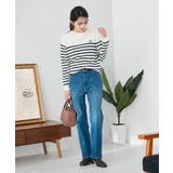 ワンポイント刺繍ケーブルニット | a.v.v【WOMEN】 | 詳細画像34 