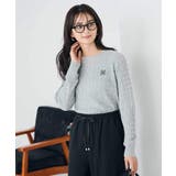 ワンポイント刺繍ケーブルニット | a.v.v【WOMEN】 | 詳細画像35 